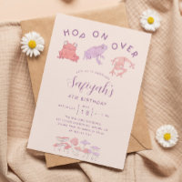 Hop auf über Frogs Girl Geburtstagsparty