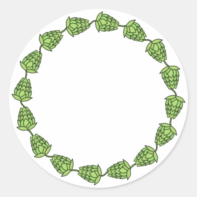 Hop Circle Runder Aufkleber (Vorderseite)