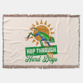 Hop durch die harten Tage Amazonas-Baumfrosch Decke