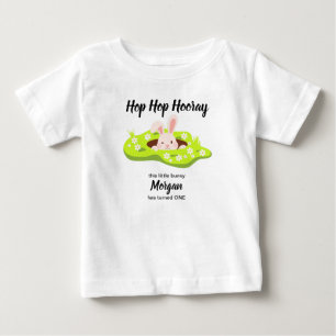 Hop Hooray Hole 1. Geburtstag Baby T-shirt
