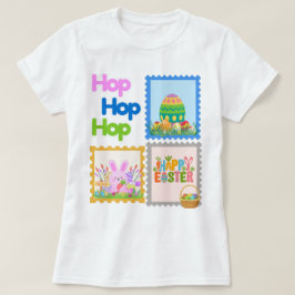 Hop Hop Hop Süße Ostern-Collage T-Shirt