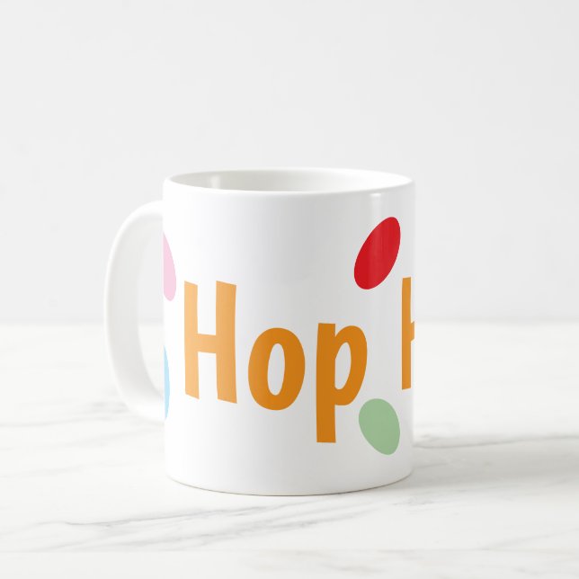 HOP HOP Osterbecher Kaffeetasse (Vorderseite Links)