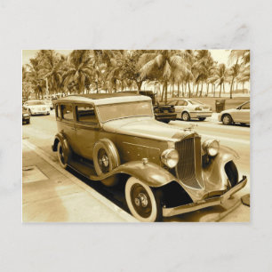 Hop im Fahrersitz Postkarte