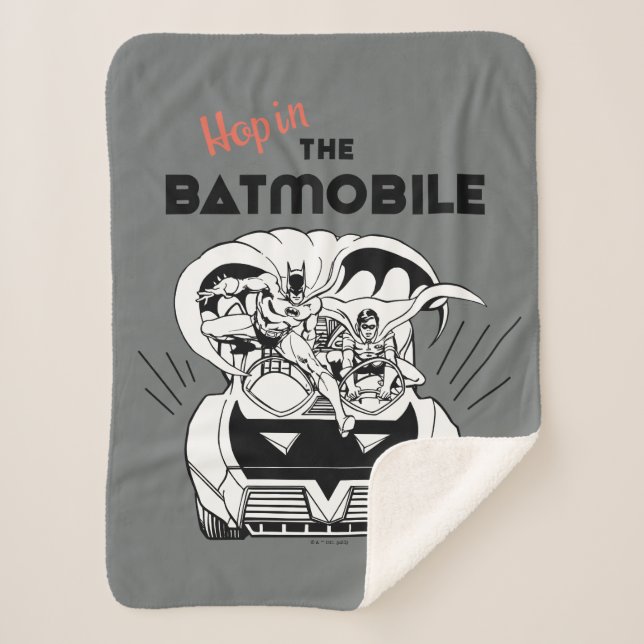 Hop in Batmobile Sherpadecke (Vorderseite)