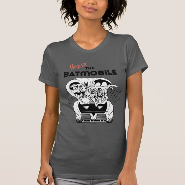 Hop in Batmobile T-Shirt (Vorderseite)