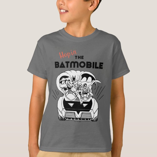 Hop in Batmobile T-Shirt (Vorderseite)