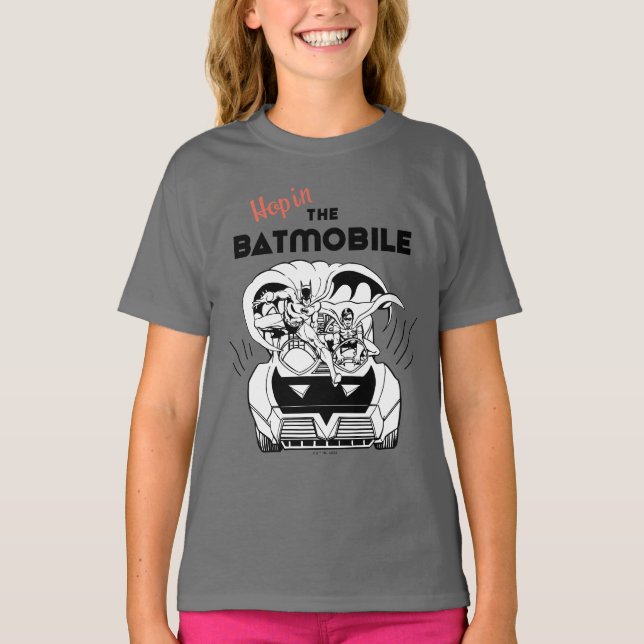 Hop in Batmobile T-Shirt (Vorderseite)