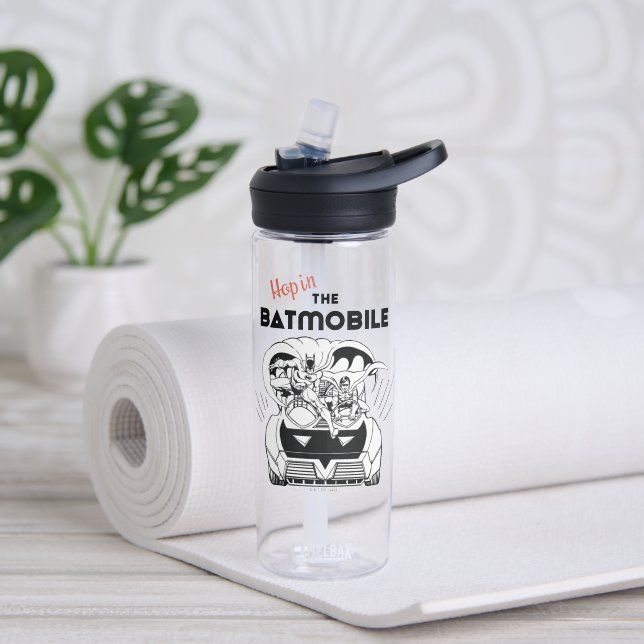 Hop in Batmobile Trinkflasche (Yoga)