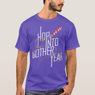 Hop in ein anderes Jahr mit Feuerwerken für Chines T-Shirt