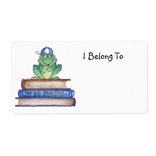 Hop in Reading Property Label (Vorne)