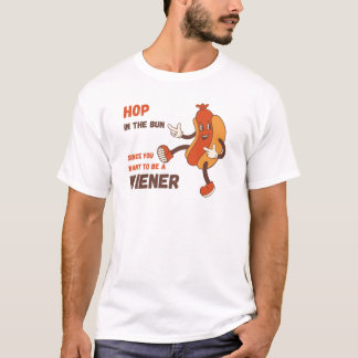 Hop in the Bun Da du Gewollt hast, eine Dackel zu  T-Shirt