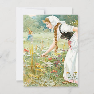 "Hop O My Thumb" von E S Hardy Postkarte