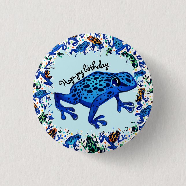 Hop-py Birthday Button (Vorderseite)