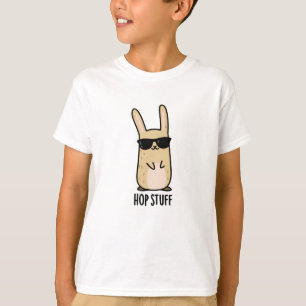 Hop Stuff Funny Bunny Rabbit Pub T-Shirt