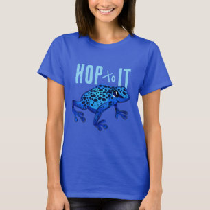 Hop to it - Tropischer Frosch - T - Shirt von Frau