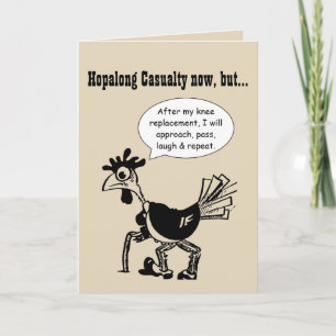 Hopalong Casualty bis Knee-Ersatz Karte