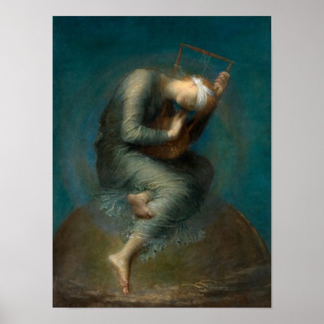 Hope, 1891 by George Frederic Watts Poster (Vorne)