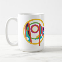 Hope Abstrakt Modern Art Smilelines Tasse