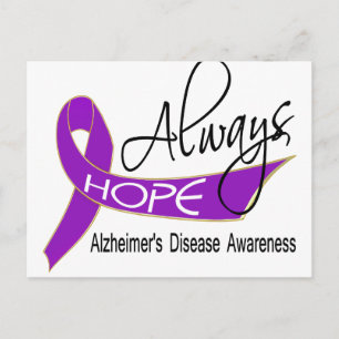 Hope Alzheimer's Disease Postkarte