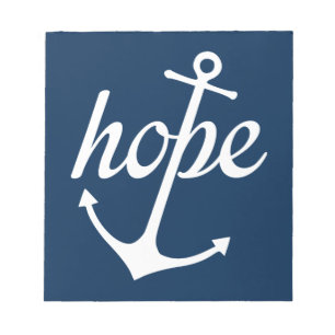 Hope Anchors The Soul (Hebräer 6:19) Notizblock
