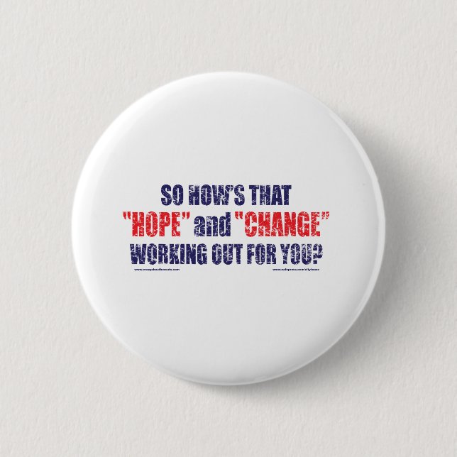 HOPE-and-Change-DST-T-SHIRT Button (Vorderseite)