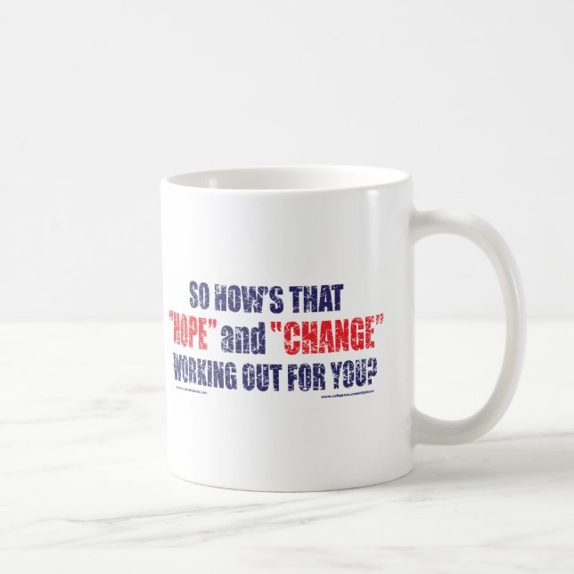 HOPE-and-Change-DST-T-SHIRT Tasse (Rechts)