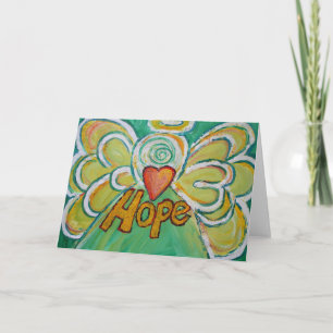 Hope Angel Greeting Card Feiertagskarte