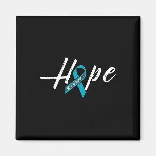 Hope Aquamarin Ribbon Ptsd Aufklärungsoutfit Gesch Magnet