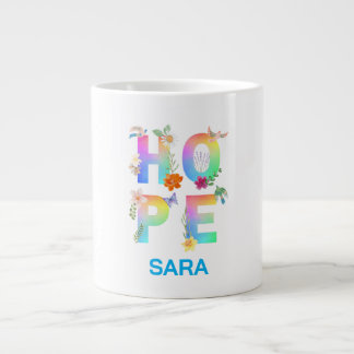 Hope Artistic Positive Motivierend Inspiration Jumbo-Tasse