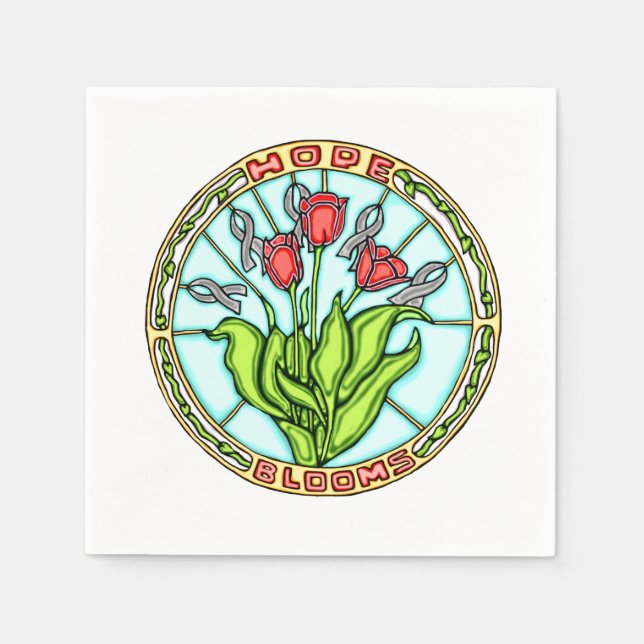 Hope Blooms Serviette (Vorderseite)