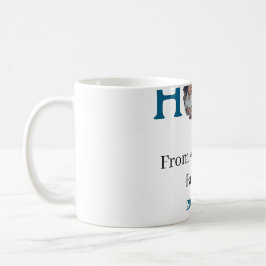 Hope blue holidays bold letter kids photo name yea kaffeetasse