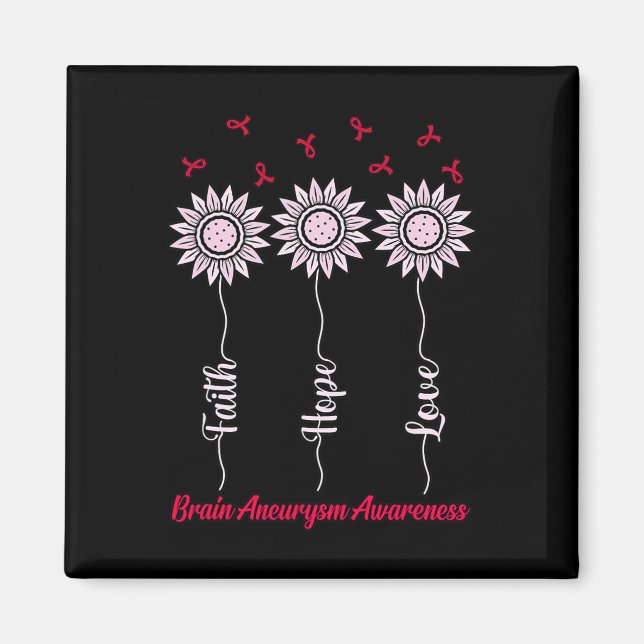 Hope Brain Aneurysm Awareness Monatsunterstützung  Magnet (Vorne)
