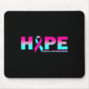 Hope Brca Awareness Rosa Brustkrebs Schleife Mousepad
