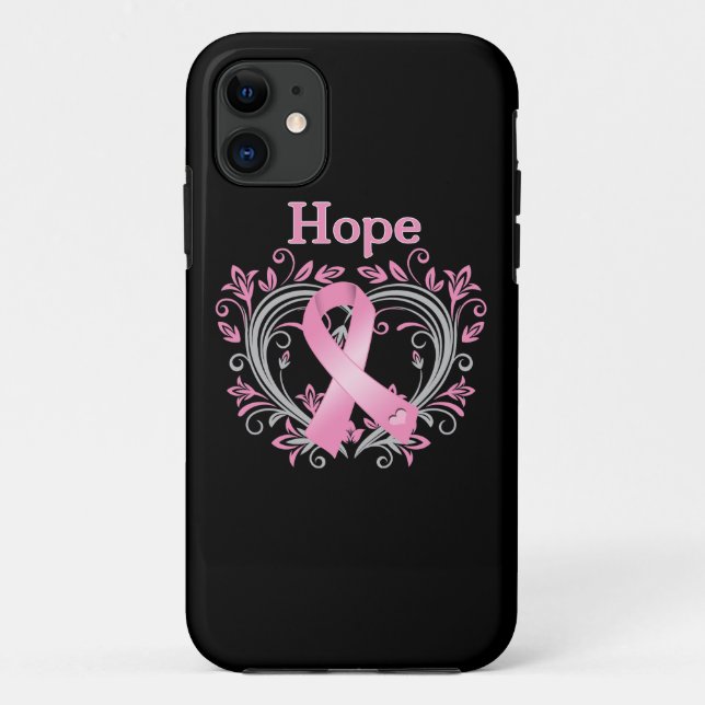 Hope Breast Cancer Awareness Ribbon Case-Mate iPhone Hülle (Rückseite)