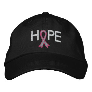 HOPE - Brustkrebs Bestickte Baseballkappe