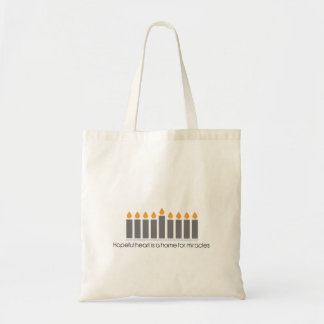 Hope Candle Tote Bag – Minimal Minimalist Light  Tragetasche