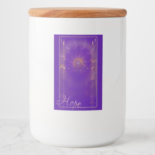 Hope Canister Lebensmitteletikett (Vorderseite)