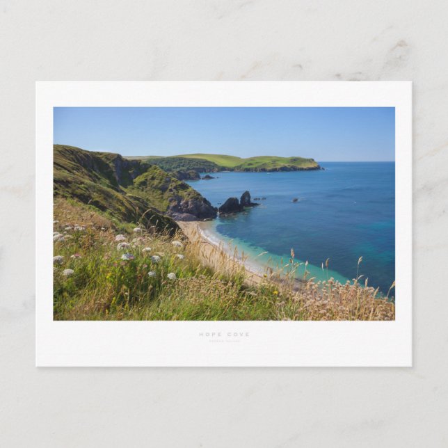 Hope Cove Postkarte (Vorderseite)