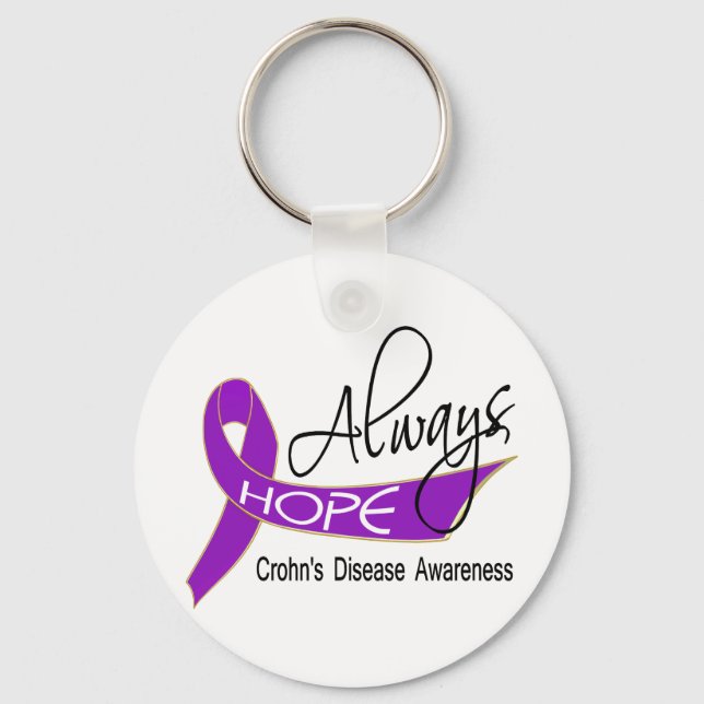 Hope Crohn's Disease Schlüsselanhänger (Vorderseite)
