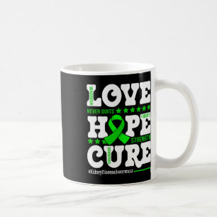 Hope Cure Warrior Niere Disease Awareness Support Kaffeetasse