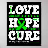 Hope Cure Warrior Niere Disease Awareness Support