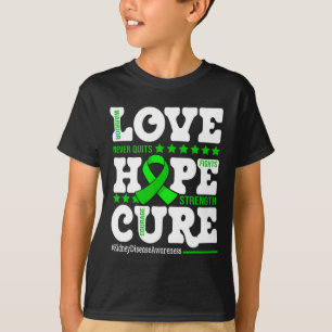 Hope Cure Warrior Niere Disease Awareness Support T-Shirt