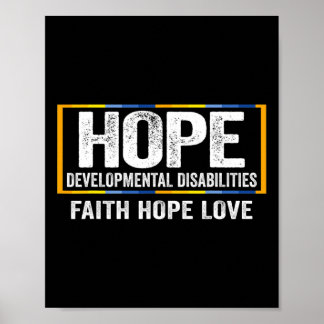 Hope Development Disabilities Awareness Poster
