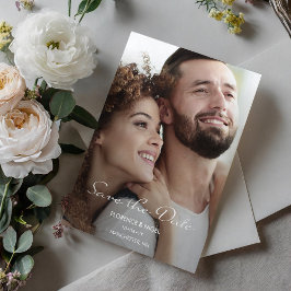 Hope Dream Foto Wedding Save the Date Einladung