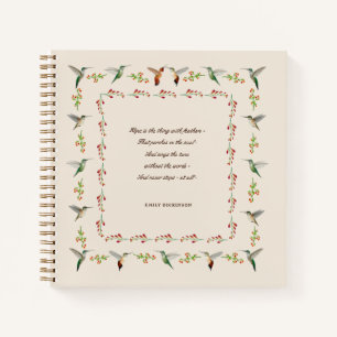 Hope Emily Dickinson Notizbuch