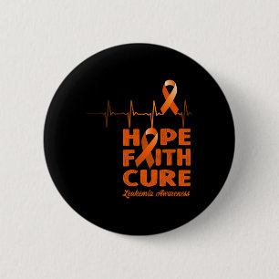 Hope Faith Cure - Leukämie Bewusstsein Button
