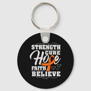 Hope Faith Glaube Leukemia Cancer Awareness Ribbo Schlüsselanhänger