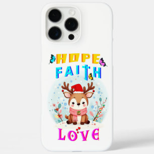 Hope Faith Liebe iPhone 16 Pro Max Hülle
