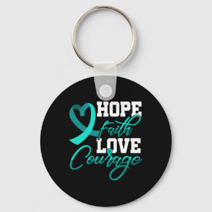 Hope Faith Liebe Courage Pstd Stress Awareness Mon Schlüsselanhänger