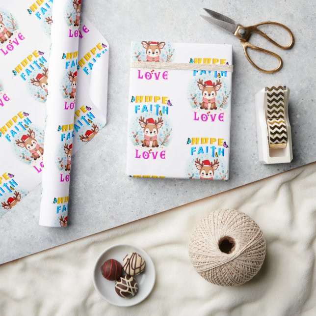 Hope Faith Liebe Geschenkpapier (Handwerk)